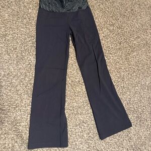 Black Flared Lululemon Yoga Pants